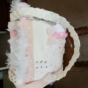 Yvette Ruta small dog carrier and matching blanket